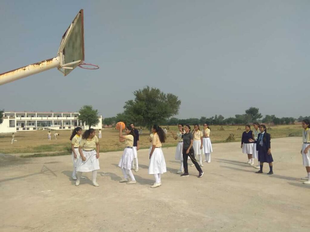 Girls game in trm school